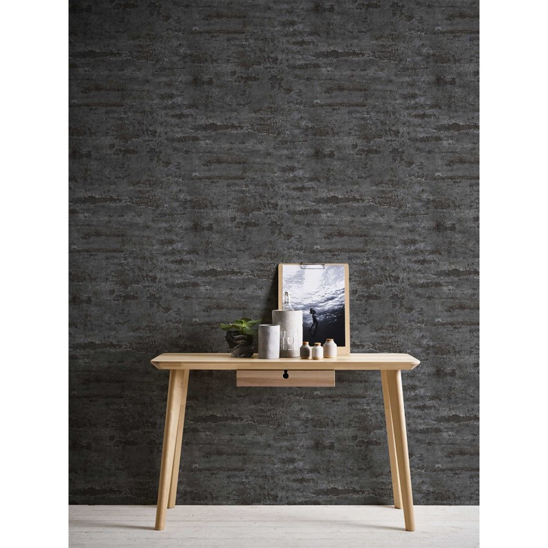 tapet-vintage-beton-antracit-ambient