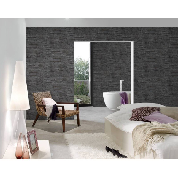 tapet-vintage-beton-antracit-ambient