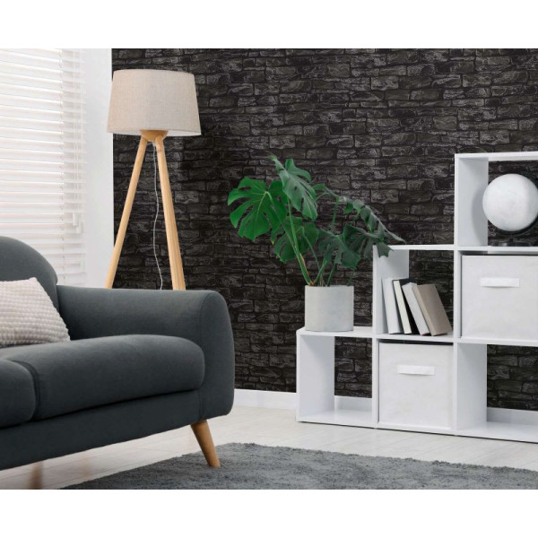 Tapet piatra neagra Attractive