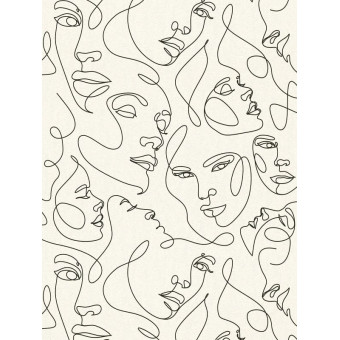 Tapet modern Line-Art 791721