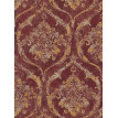 Tapet baroc texturat rosu