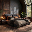 Tapet baroc texturat albastru