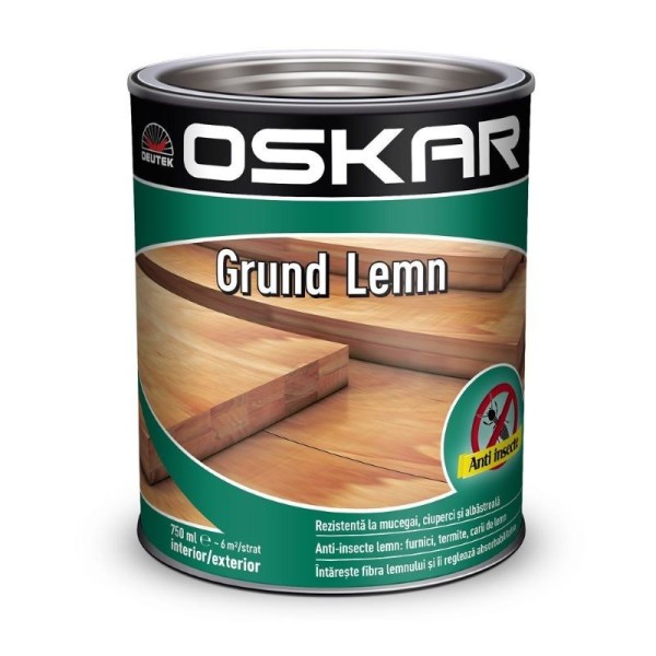 Grund lemn Oskar pe baza de solventi 2.5L