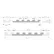 Terminatie dreapta panou Cashmere L0101K 2.70 m