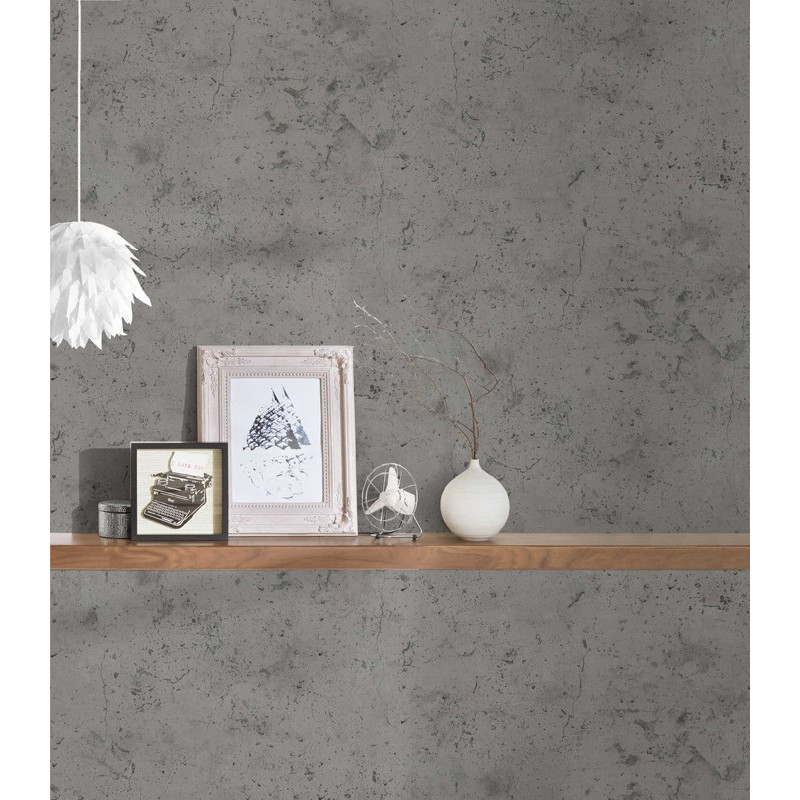 tapet-birou-beton-gri-elements-ambient