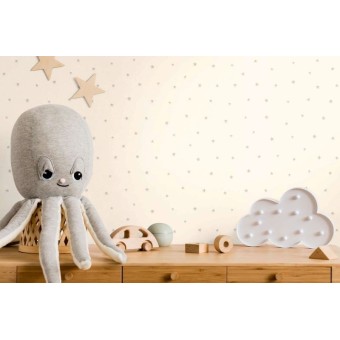 Tapet crem cu stelute Kids...