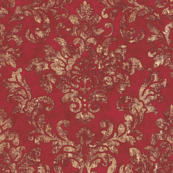 tapet-dormitoare-baroc-rosu