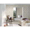 tapet-baroc-imitatie-textil-crem-ambient