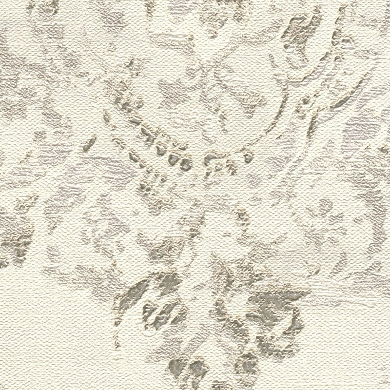 tapet-baroc-imitatie-textil-crem-detaliu