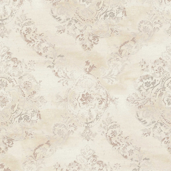 Tapet baroc imitatie textil bej