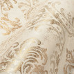 Tapet baroc metalizat crem-auriu