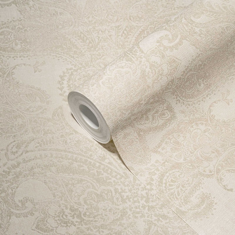tapet-baroc-crem-detaliu