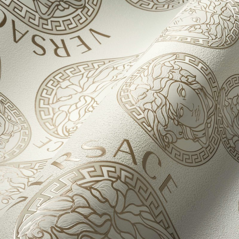 tapet-medusa-gri-auriu-versace-detaliu