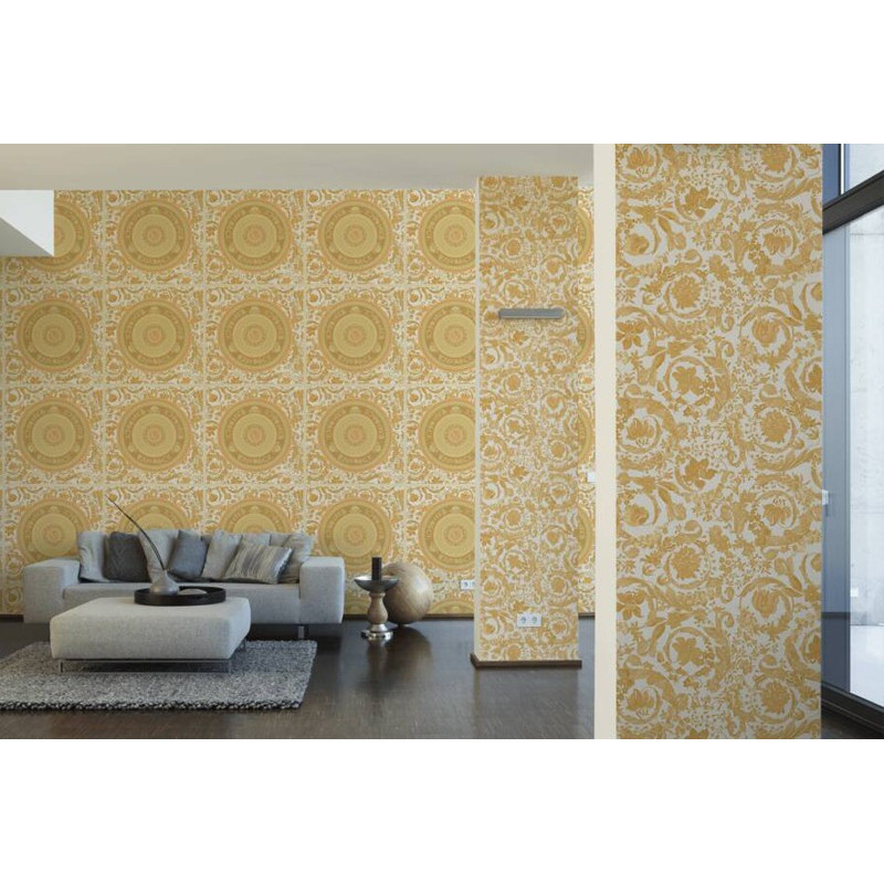 tapet-lux-versace-auriu-ambient