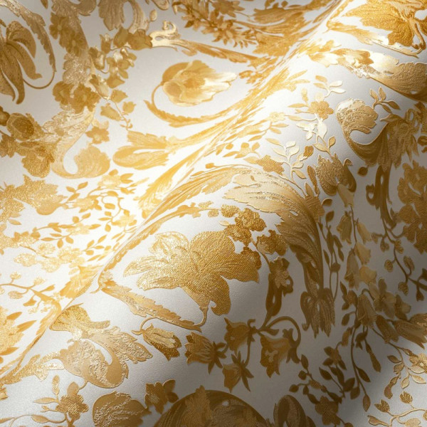tapet-lux-versace-baroc-auriu-detaliu