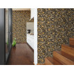 tapet-lux-versace-baroc-negru-auriu-ambient
