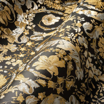 tapet-lux-versace-baroc-negru-auriu-detaliu