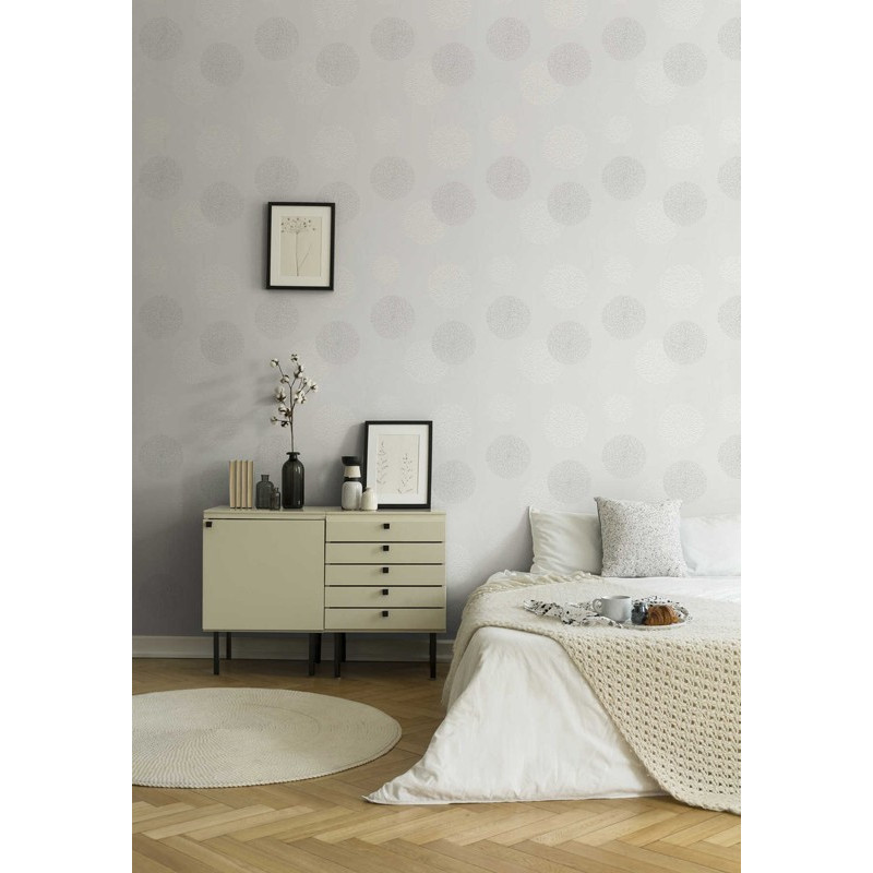 tapet-modern-cu-flori-stilizate-ambient