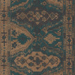 Tapet rustic etno turcoaz-bej