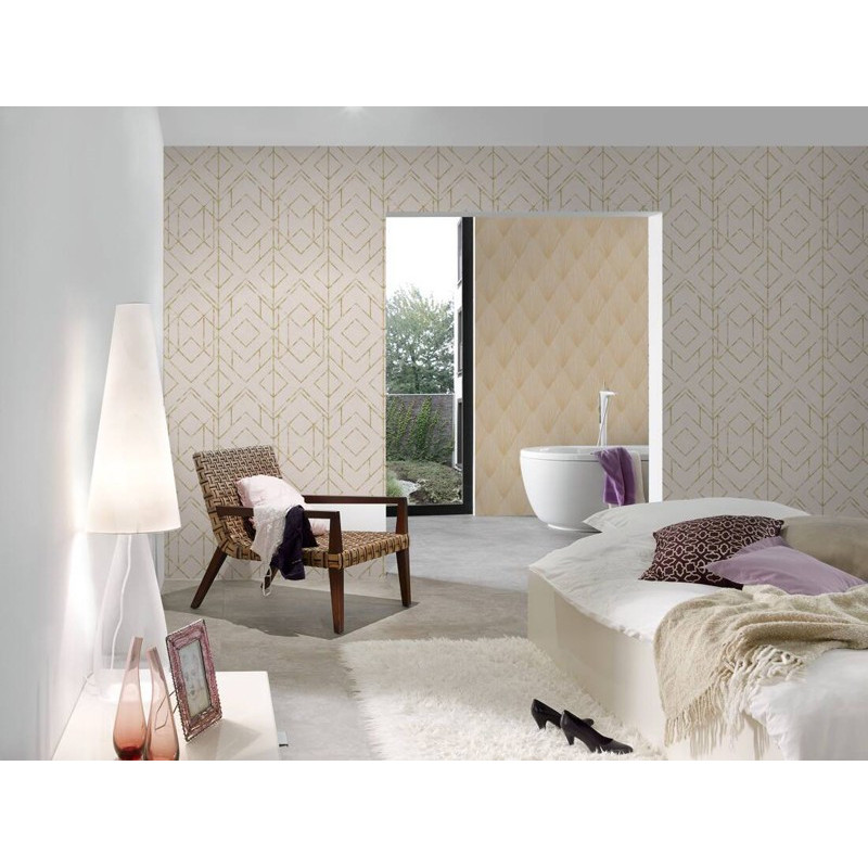 tapet-geometric-ava-bej-ambient