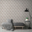 tapet-geometric-retro-crem-ambient