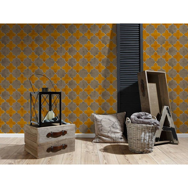 tapet-faianta-orientala-galben-gri-new-walls-ambient