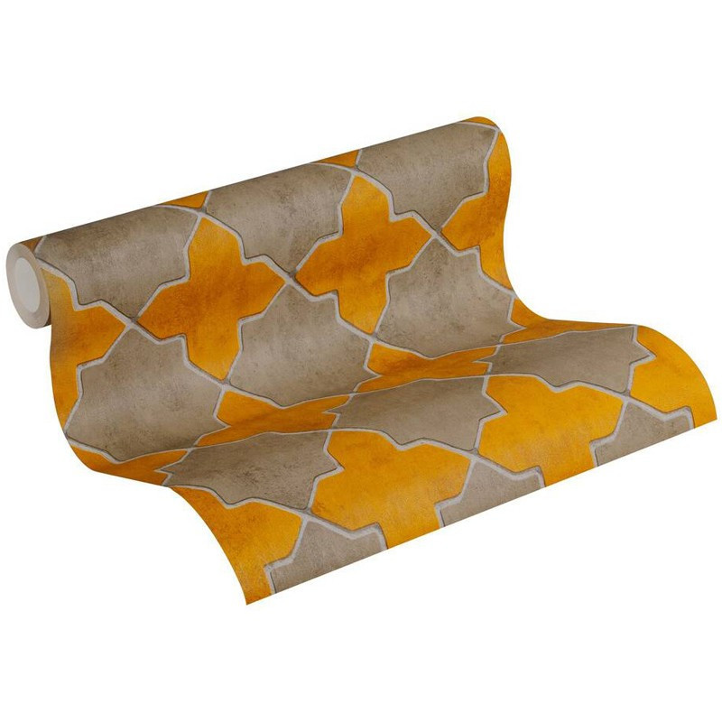 tapet-faianta-orientala-galben-gri-new-walls-detaliu
