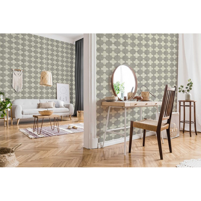tapet-faianta-orientala-crem-gri-new-walls-ambient