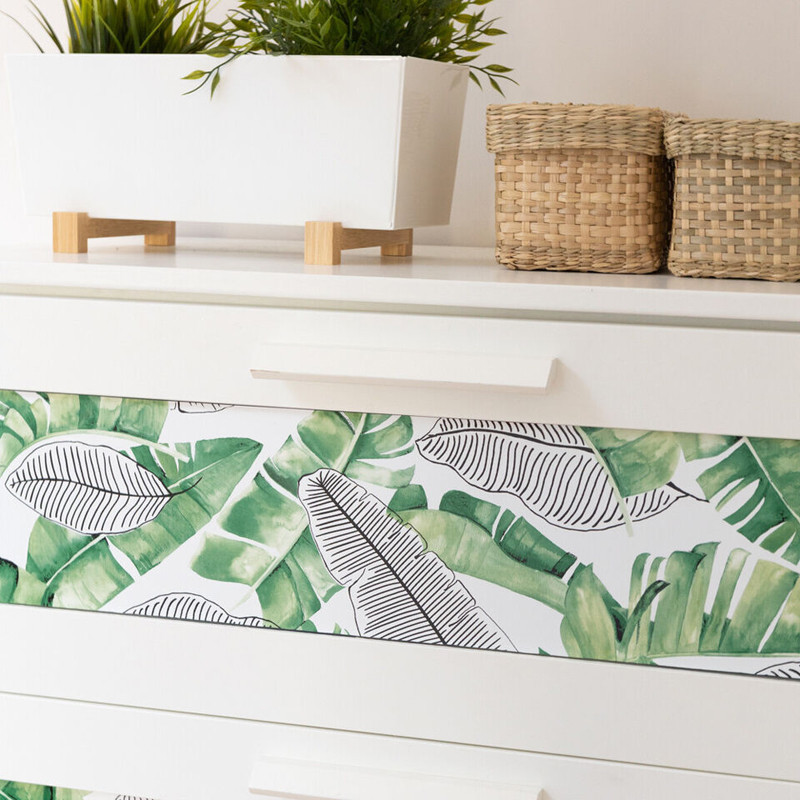 autocolant-decorativ-frunze-liva-decorare