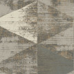 Tapet geometric Geo Effect bej-gri