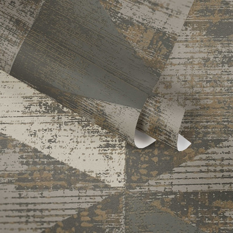 tapet-geometric-geo-effect-bej-gri-detaliu