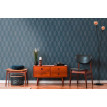 tapet-retro-geo-effect-albastru-ambient