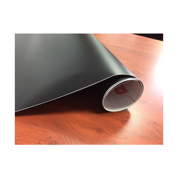 Autocolant mat Negru RAL 9011 45 cm