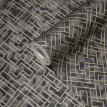 tapet-art-deco-negru-auriu-detaliu