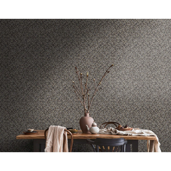 tapet-art-deco-negru-auriu-ambient
