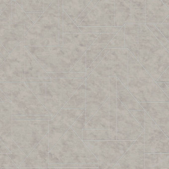 Tapet Art Deco geometric gri
