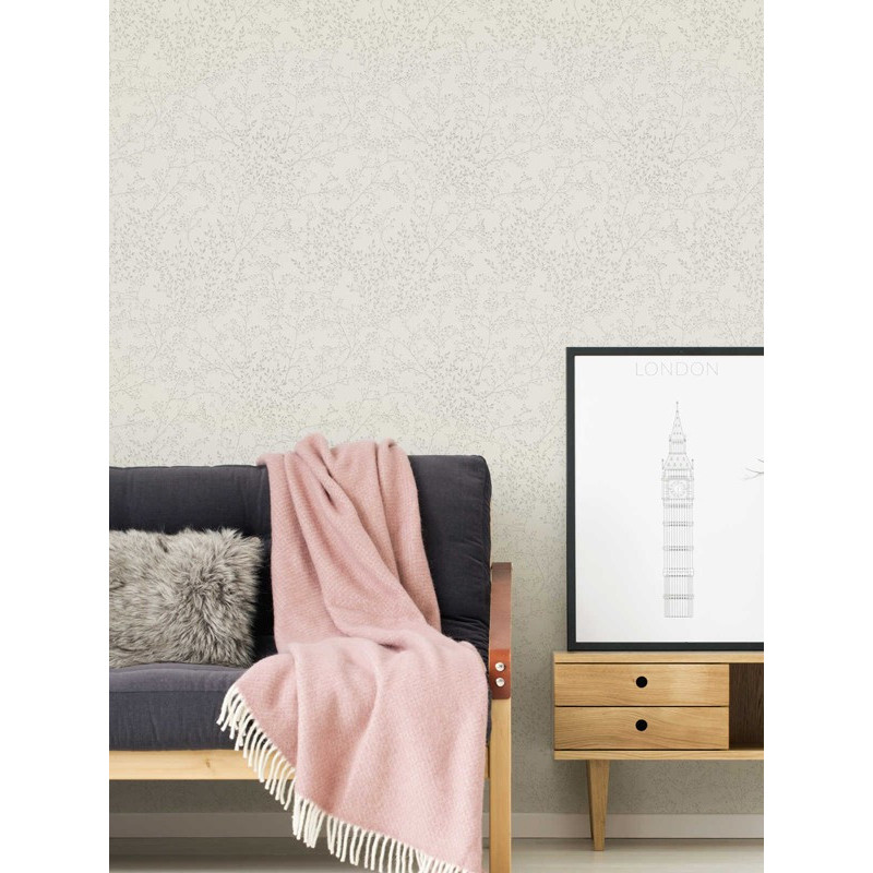 tapet-floral-trendwall-crem-ambient