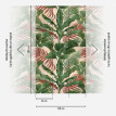 fototapet-palmieri-bej-verde-dimensiuni