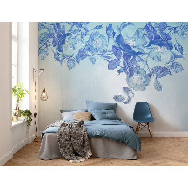 Fototapet albastru Blue Aura