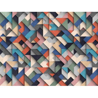 Fototapet geometric multicolor