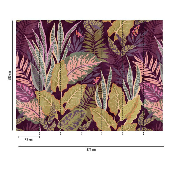 fototapet-eclectic-cu-model-vegetal-dimensiuni