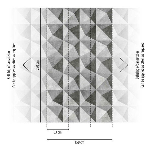 fototapet-3d-prisme-beton-dimensiuni