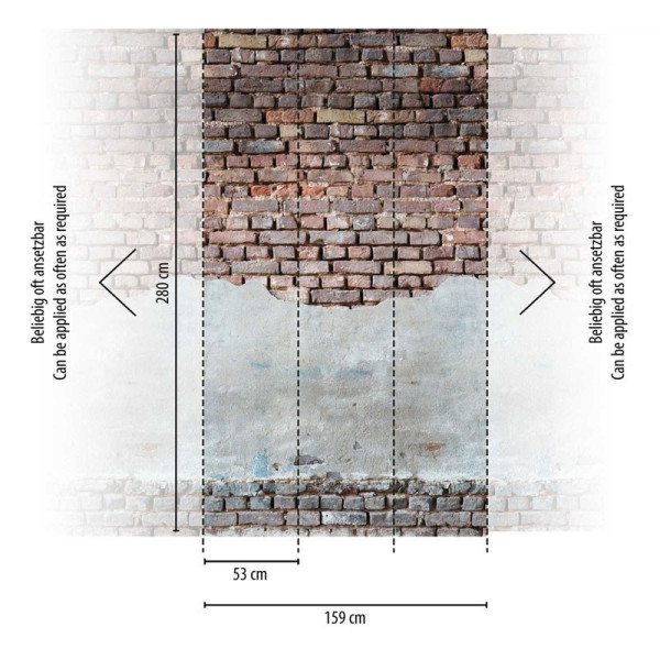fototapet-caramida-vintage-dimensiuni