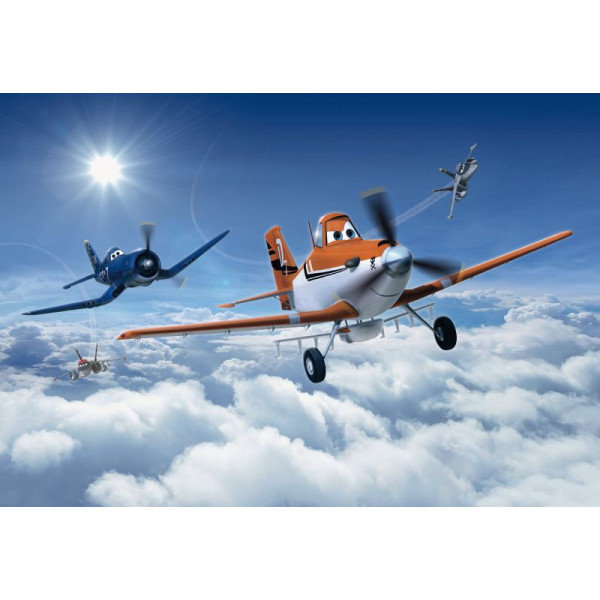 Fototapet Planes - Cursa deasupra norilor