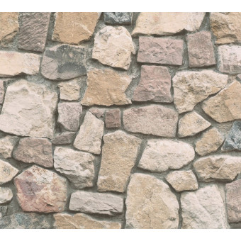 Tapet living Perete granit